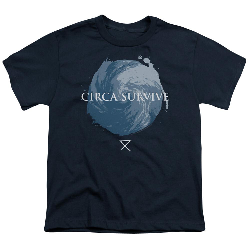 

26 Circa Survive Storm Kids Youth T Shirt Licensed Music Rock Band Tee Navy Unisex T-Shirt M