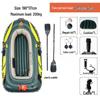 Durable Thickened Inflatable Boat for 2/3/4 People - Ideal for Fishing