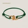 MOONLIGHT Classic Adjustable U-Shape Charm Bracelets for Women High Quality Silk Rope Bracelet Female Jewelry Gifts