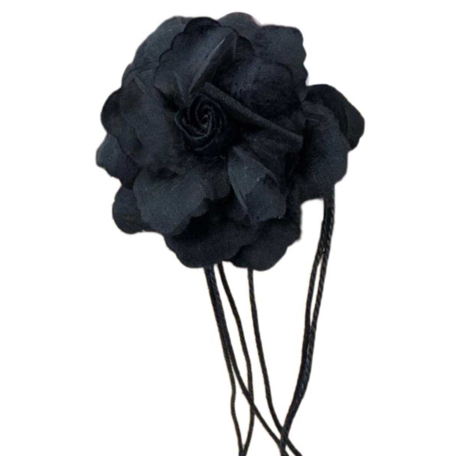 

Женский плетеный пояс в стиле бохо с цветочным декором, декоративный пояс для подростков и девочек, рубашка, пояс чёрный