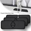 Kitchen Faucet Absorbent Mat Sink Splash Guard Silicone Faucet Splash Catcher Countertop Protector For Bathroom Kitchen Gadgets