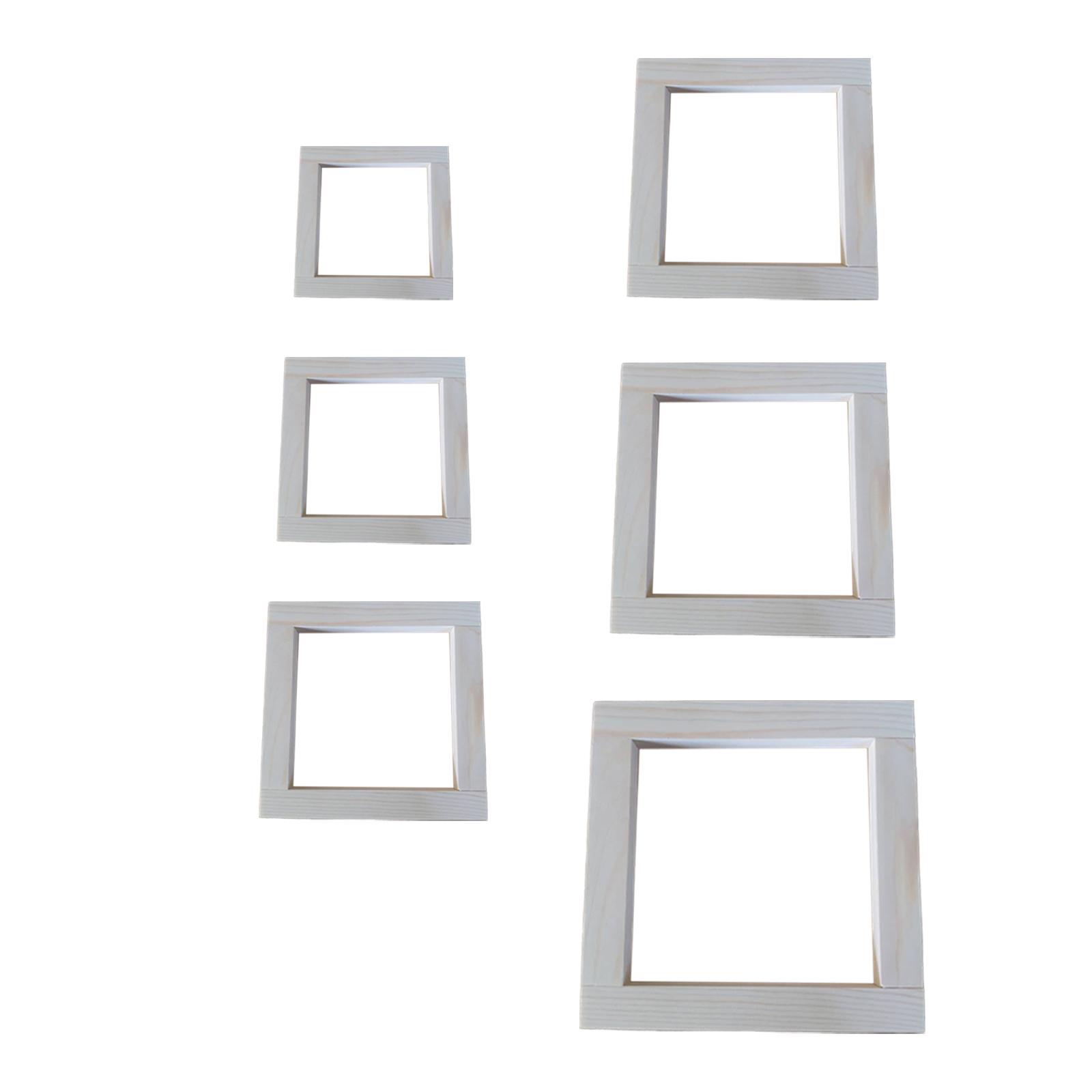 Versatile Wood Embroidery Stitch Frame Needlepoint Framing Canvas Art Stretcher Bar Holder for Handmade Crafts