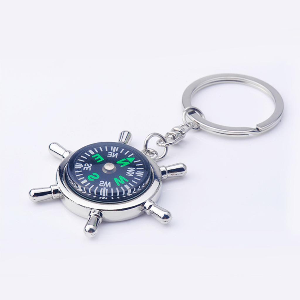 Watertight Sighting Keychains Compasses Survival Camping Mountaineering Boating Compasses Mini Navigation Compasses