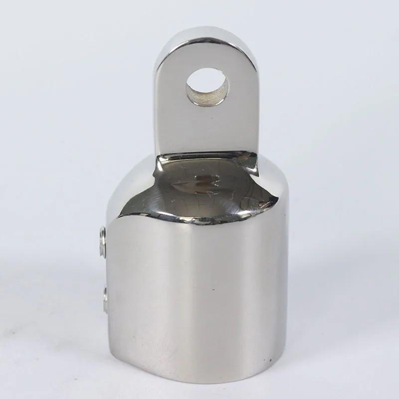 1PC Boat Bimini Top Fitting Deck Hinge Slide Cap 22mm25mm Pipe Eye End Cap External Eye End Canopy Tube Boat Accessories