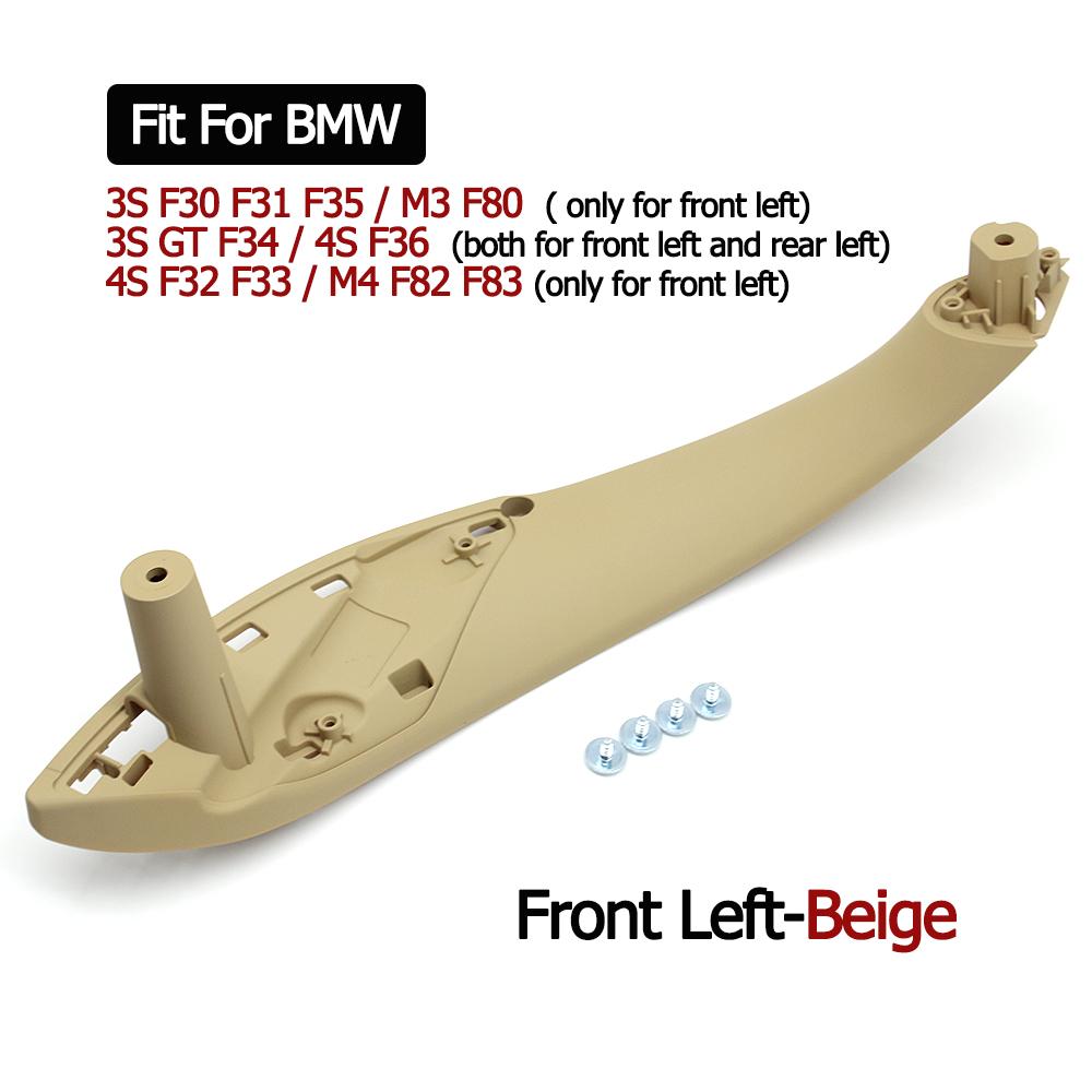For BMW 3 Series 4S M3 M4 Front Rear Left Right Interior Door Handle Inside Panel Trim F30 F80 F31 F32 F33 F34 F35 F36 F82 F83