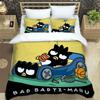 BADBADTZ-MARU 3-piece cartoon bedding set, exquisite adult and children's bedding set, suitable for double and single beds, larg
