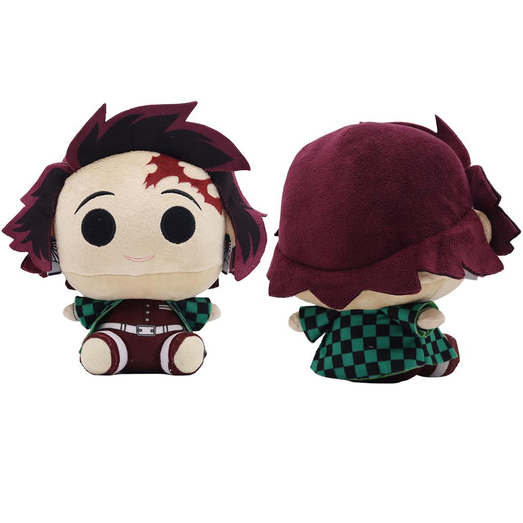 2025 New Demon Slayer Plush Toy Cute Cartoon Tanjirou Nezuko Japanese Anime Character Doll Birthday Christmas Gifts For Children