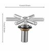 Sink Cup Rinser | High-Pressure, with six-spoke Spray Head, Quick,