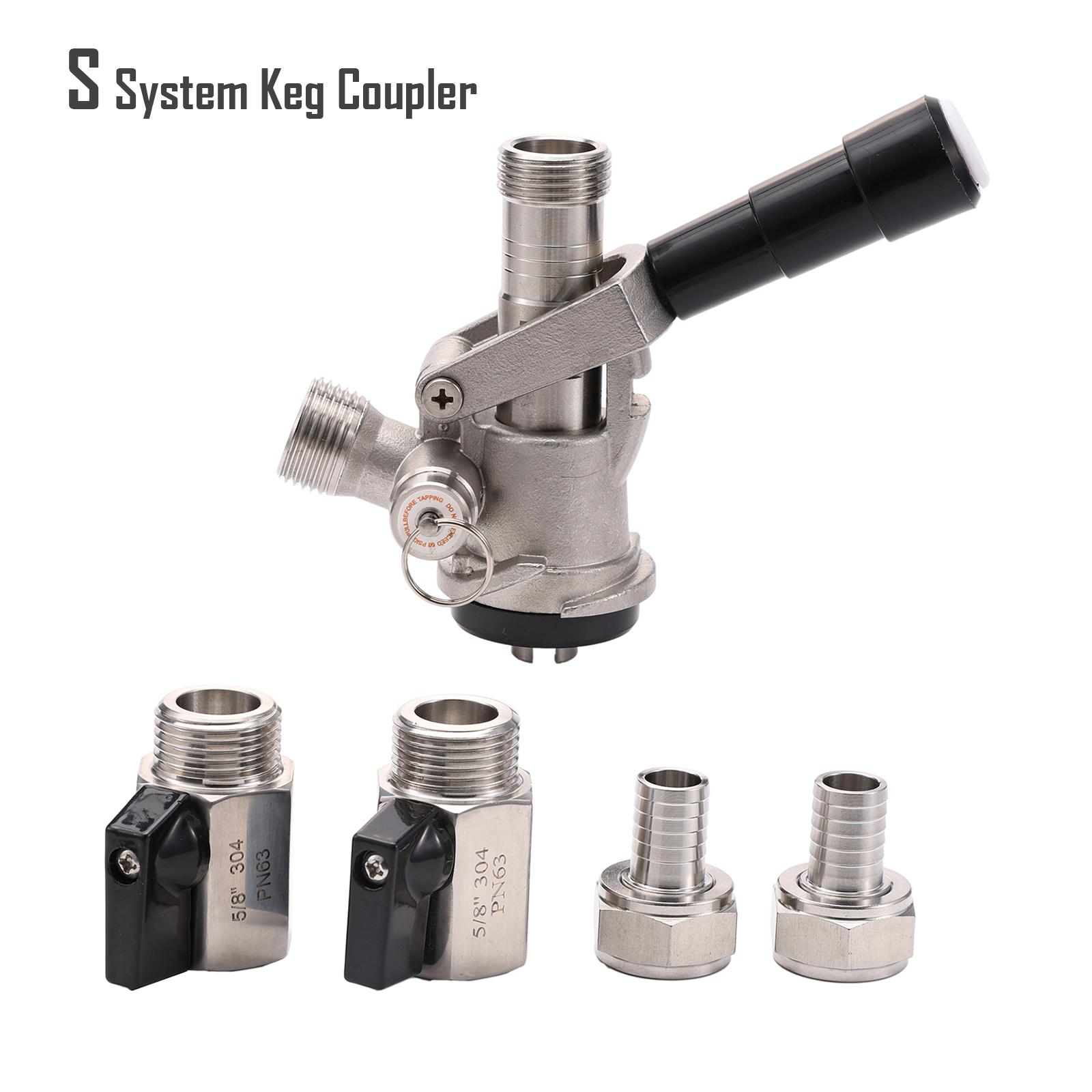 Keg Washing and Filling Coupler with
