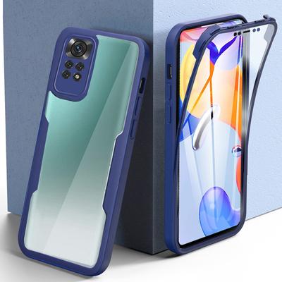 Double 360 Degree Front Screen Film Hard Back Case For Xiaomi Redmi Note 11 10 9 Pro 11S 10A 10C 9T 9A Poco X4 X3 NFC M4 M2 M3 Pro Clear Soft Cover