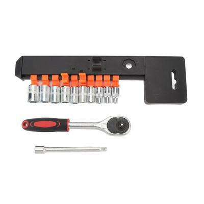 12pcs 14 Inch Drive Ratchet Socket Wrench Set Metric 4 To 13mm for Automotive Motorcycle Home