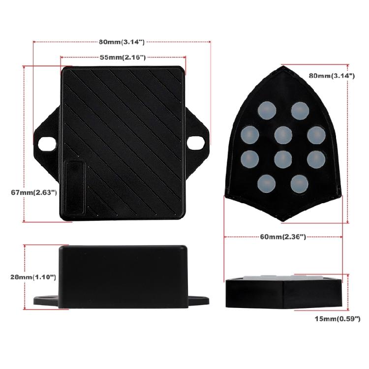 12V-24V 10Tones Sound Musical Electronic Horn Controller Musical Horn Control