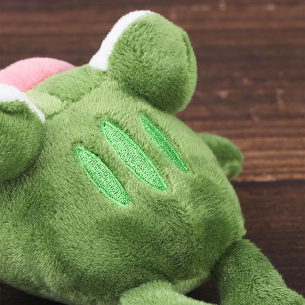 Animals Soft Toy Plush Pendant Plush Keychain Plush Keyring Stuffed Toys Big Mouth Frog Doll