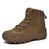 Men's Plus Size Mid-Top Tactical Hiking Boots - Outdoor Military Desert Field Boots