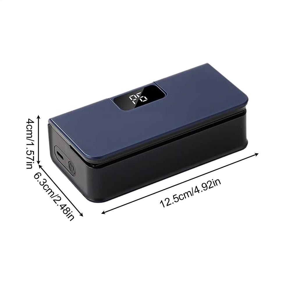

Chip Bag Resealer 6-level Portable Rechargeable Magnetic Fast Heating Travel Food Saver Sealing Machine For Freezer Meal Prep синий