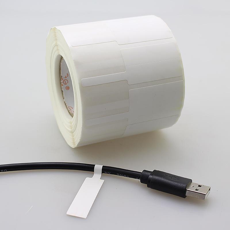 500Pcs/Roll 70*24mm Cable Labels Wire Marking Network Waterproof Thermal Printer Sticker Organizer Self-Adhesive Label Cable Tags