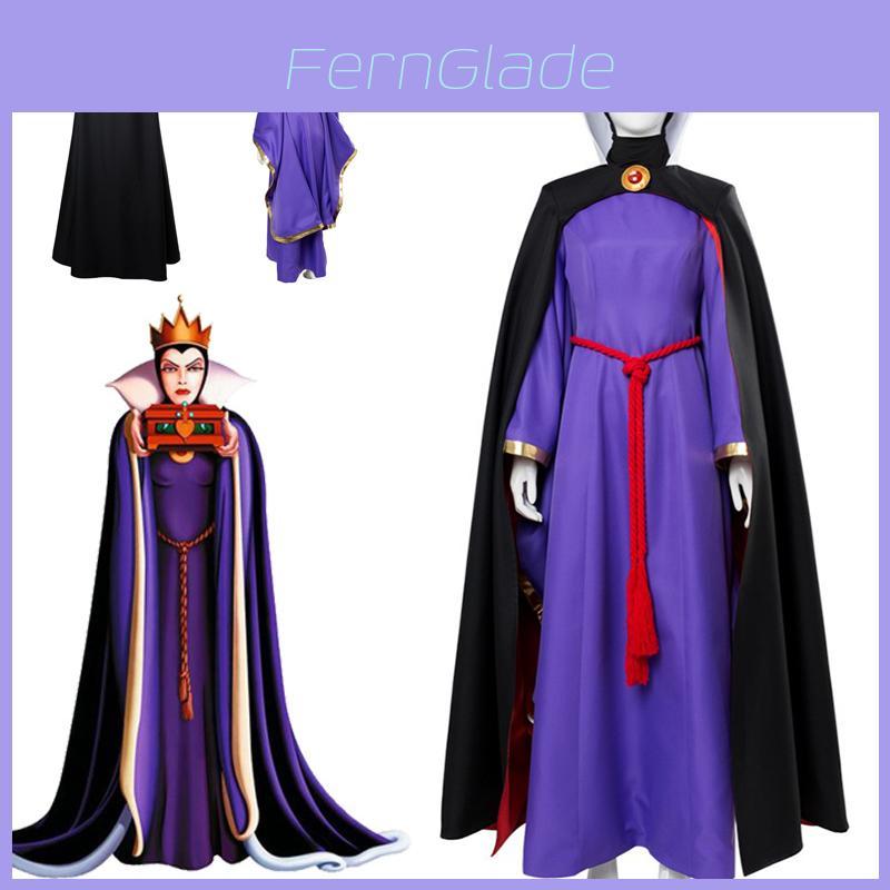 Bezauberndes Schneewittchen Böse Königin Kleid Outfit für Erwachsene Halloween Karnevalsveranstaltungen
