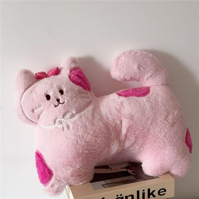 

Cartoon Cute Doll Home Decor Plush Cat Pillow Soft Waist Pillow for Living Room Sofa Dorm Bedside Cushion for Kids Nap