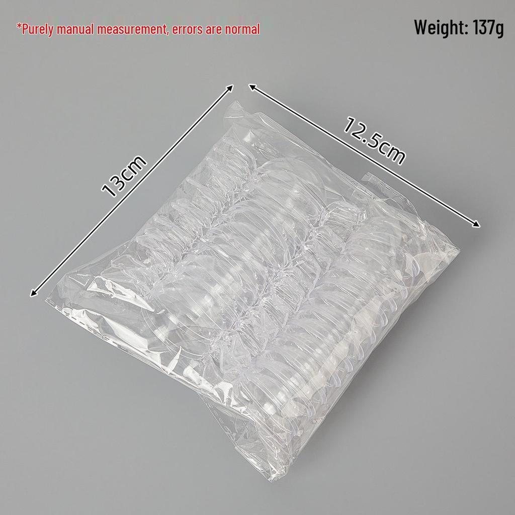 Mermaid Tail Candy-Shaped Transparent Box for Baby Shower - Cute, Creative Plastic Gift Box