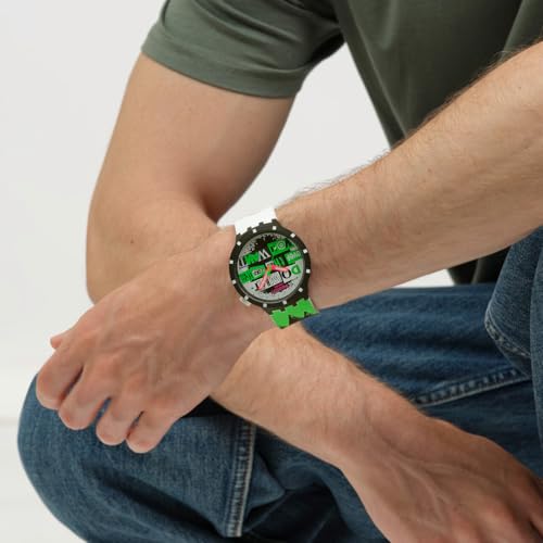 Swatch LASH OUT Wristwatch SB03B701 Black