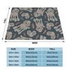 The Scottish Terrier Fleece Throw Blanket Scottie Dog Tartan Skye Blanket for Bedding Car Super Soft Bedroom Quilt