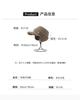 Viney Knitted Empty Top Hat, Warm Ear Protection, Duck Tongue Plush Hat, Korean Knitted Travel Hat