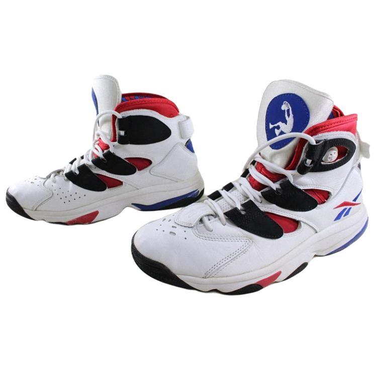 Reebok Shaq Attaq 4 Comfortable High Top Vintage Basketball Shoes Unisex White M45380