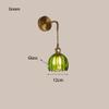 Retro Modern Glass Flower Twisted String Pendant Lamp Dining Room Bedroom Bedside Pendant Lamp With Built-in Switch Lighting