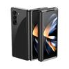 ZFold6 Clear Plating Phone Case Full Body Shockproof Cover Foldable 5G Phones With Stand