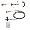 Carbonator Refill Adapter Connector Kit Accessory Professional 40Inches Hose Style A