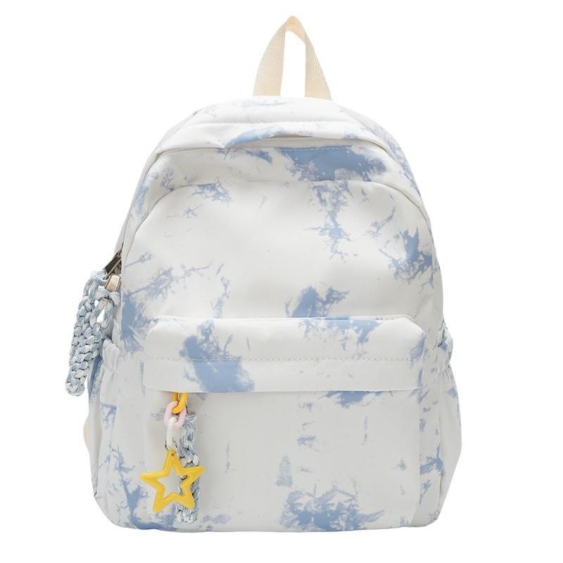 Schoolbag niche Japanese ins smudge bag women's simple design backpack 1011 new fashion commuter backpack
