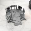 Yousheng Ancient Greek Altar Ruins Statue, Micro Landscape Miniature Model, 3D Printed Architecture Desktop Ornament for Home Office