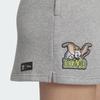 Adidas Originals Disney Dumbo Embroidered Cartoon Graphic Cropped Mid Waist Skirt Women Bottoms Medium-Ash IN1039