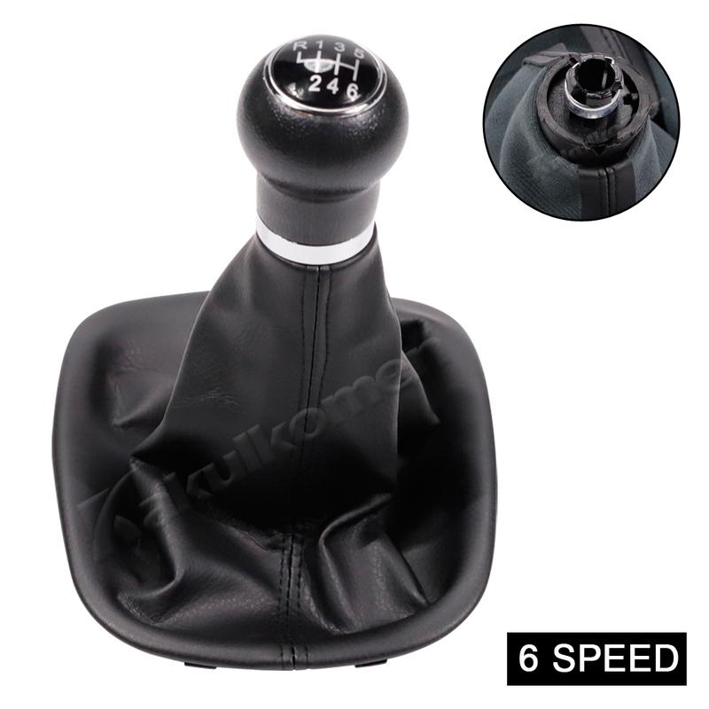 MT 5/6 Speed Gear Shift Knob Lever Shifter Gaiter Boot Cover For VW Passat B5 B5.5 1997 1998 1999 2000 2001 2002 2003 2004 2005