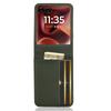 For Motorola Razr 60 Ultra 5G Case PU Leather + PC Card Holder Mobile Phone Cover