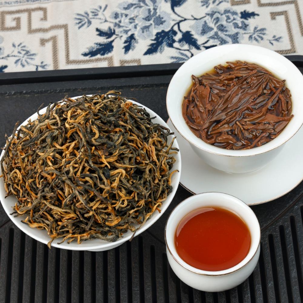 Yunnan Fengqing tea, black tea wholesale ancient tree self-sold tea, gift box gift New Year's goods big golden needle Dianhong tea