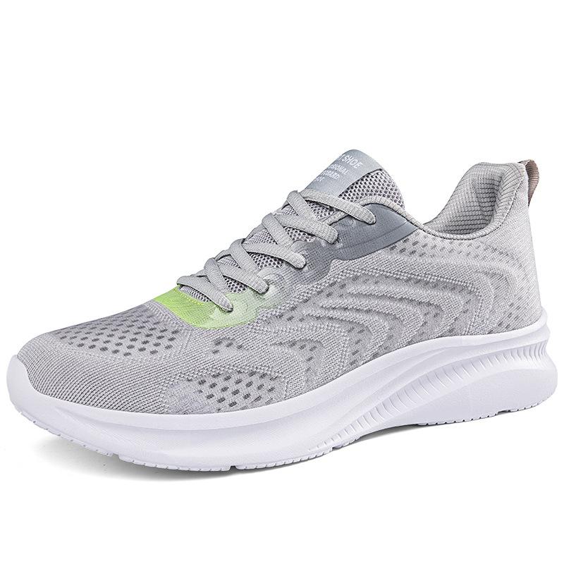 Sneakers women's new spring and autumn breathable mesh shoes flying woven mesh casual couple running shoes