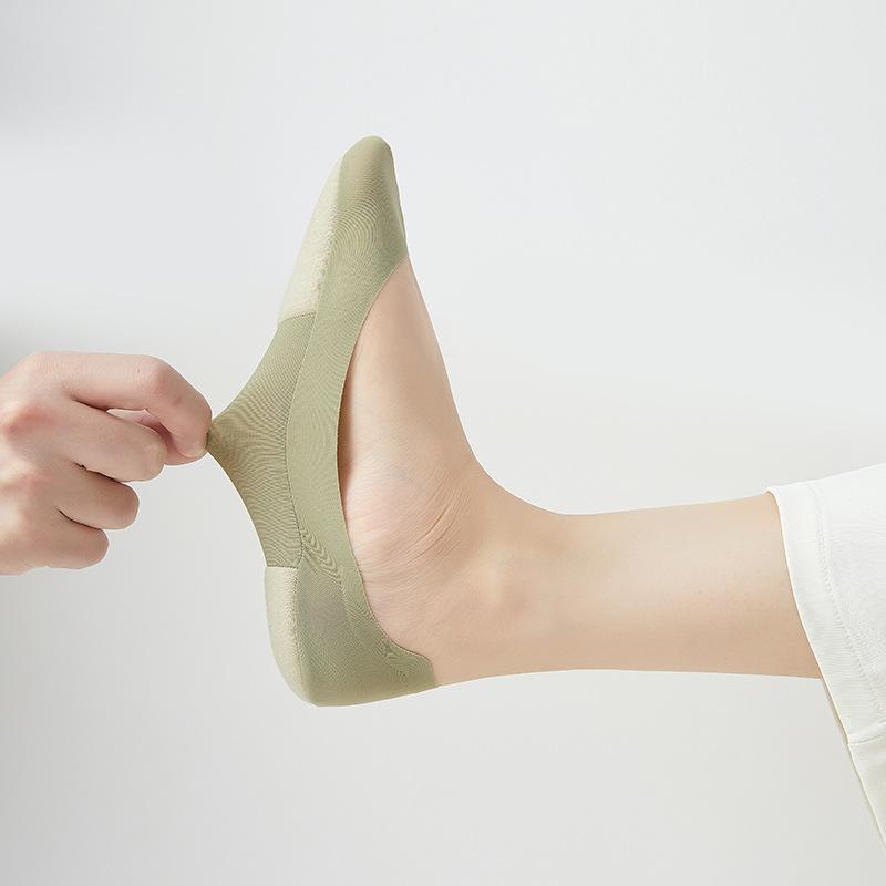 Ship Socks, Pure Cotton, Female, Thin, All Cotton, Breathable, Shallow Mouth Invisible Short Socks, Sweat Absorbing, Odor Proof, Anti Slip