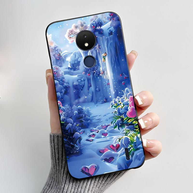 Cute Case For Nokia C21 Fundas Capa Printing Shell Protective Cover Soft Silicone Cartoon Phone Casing Coque