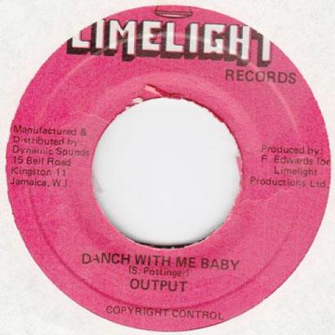 7inch Record OUTPUT - Danch With Me Baby Limelight 1986 Jamaica Reggae, Ska & Dub