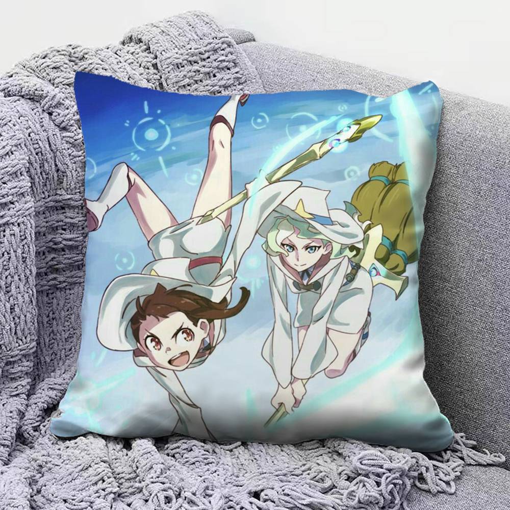 Akko Lotte Sucy Little Witch Academia Anime  Home Sofa Cushion Covers and Aecorative Custom Pillow Covers