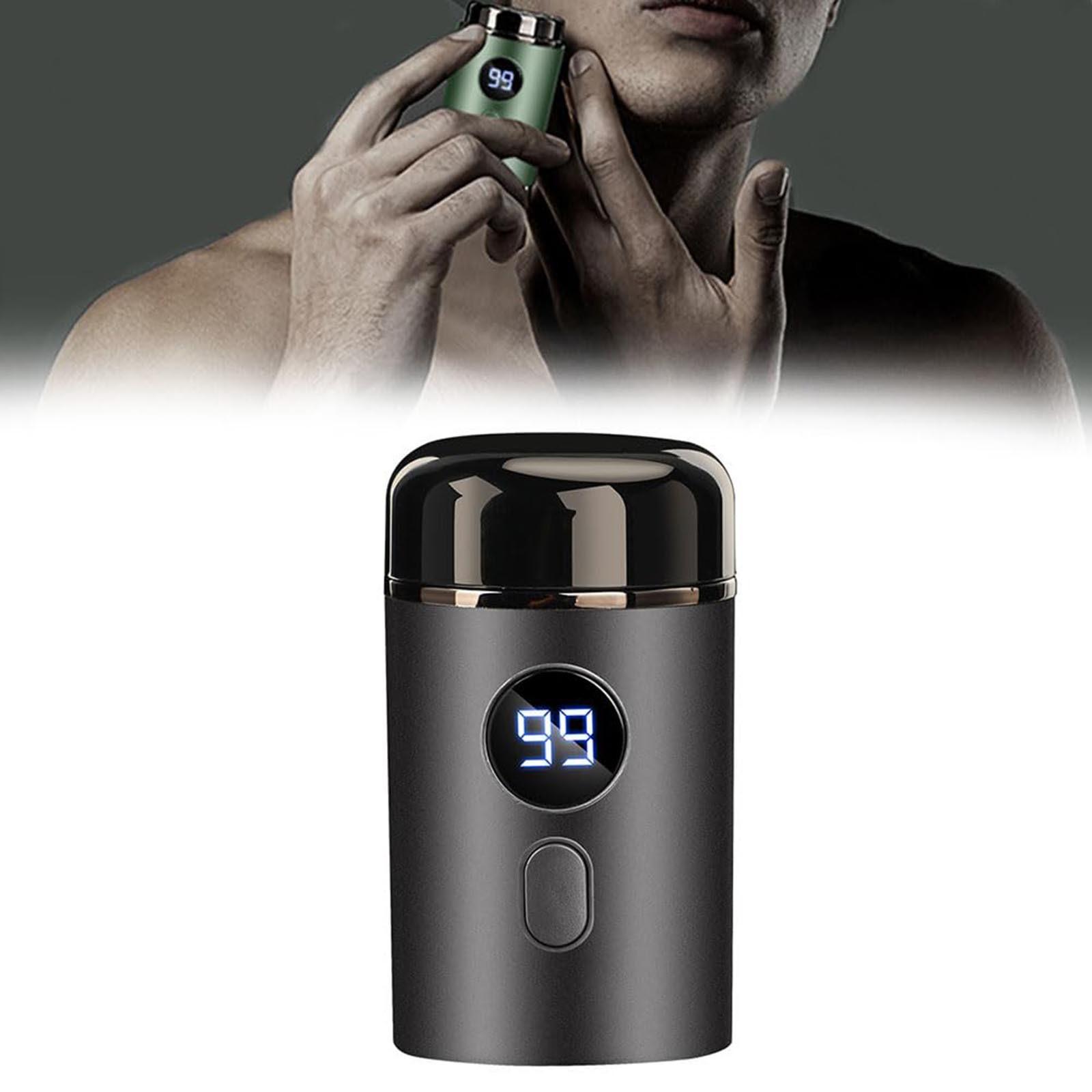 

Электробритва аккумуляторная мытье тела дорожная автомобильная портативная мужская бритва (нет запасного лезвия) One Size чёрный