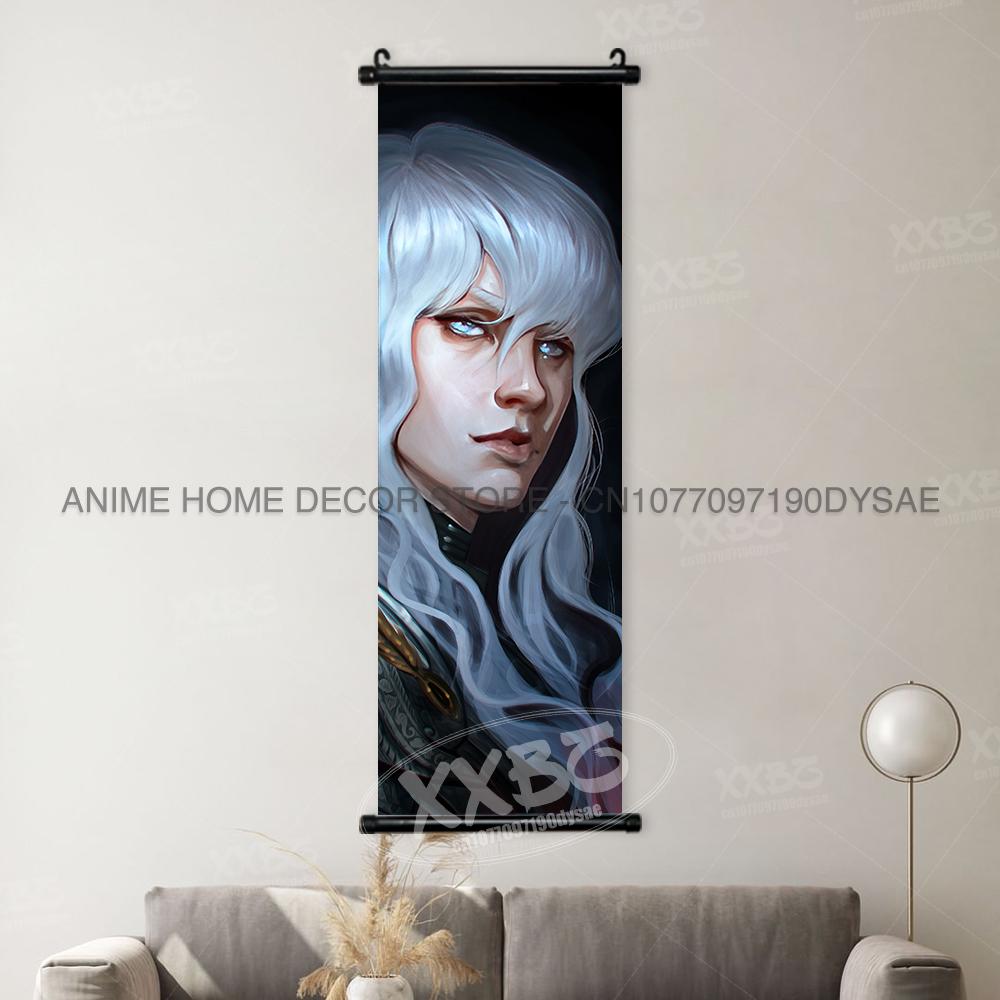 Berserk Poster Anime Scrolls Picture Guts Hanging Painting Griffith Wallpaper Casca Home Decoration Black Swordsman Wall Artwork