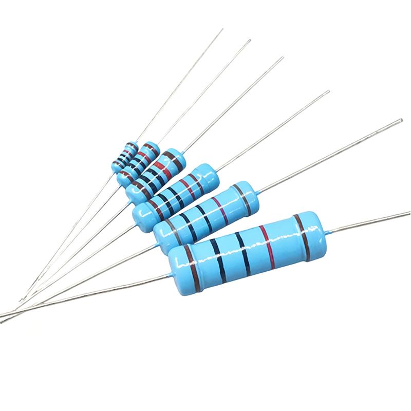 2W 1% Low Error Metal Film Resistor Assortment 20Pcs 1R-10M for PCB Design and Prototype Production