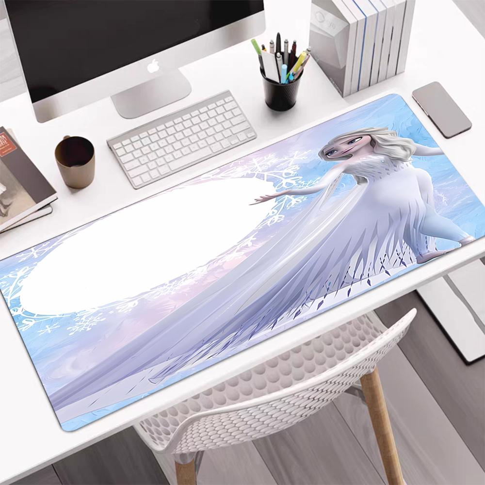 Elsa Theme Mouse Pad, Non Slip Rubber Base, Multifunctional Office & Home Decor, Perfect for Workspace Personalization.