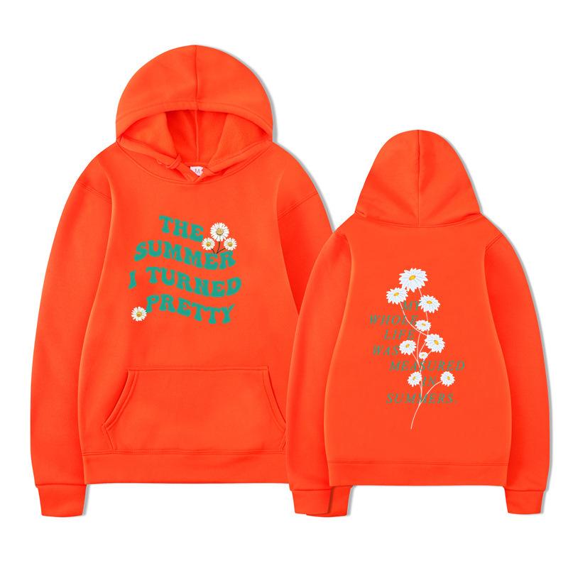 The Summer I Turned Pretty Print Fashion Sweatshirt Hip Hop Casual Unisex Autumn Winter Fleece Streetwear Tops Sudaderas