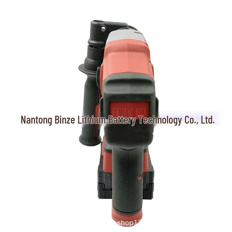 22mm Brushless Lithium Battery Cordless Hammer Drill with High-Power Impact for Industrial Concrete