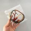 Clear PVC Zipper Bag for Anti-Oxidation Jewelry Storage: Self-Sealing Design for Wenwan Beads and Bracelets.