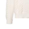 Polo Ralph Lauren SS23 Solid Color Chunky Knit Crew Neck Ribbed Hem Sweater Men Sweater White 710826253-003