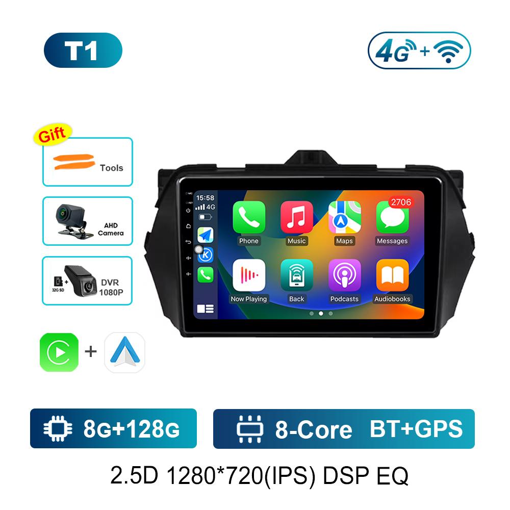 For Suzuki Alivio Ciaz 2014 - 2019 HD Touch Screen GPS Navigation Android Car Radio Multimedia Video Player 4G WiFi Bluetooth